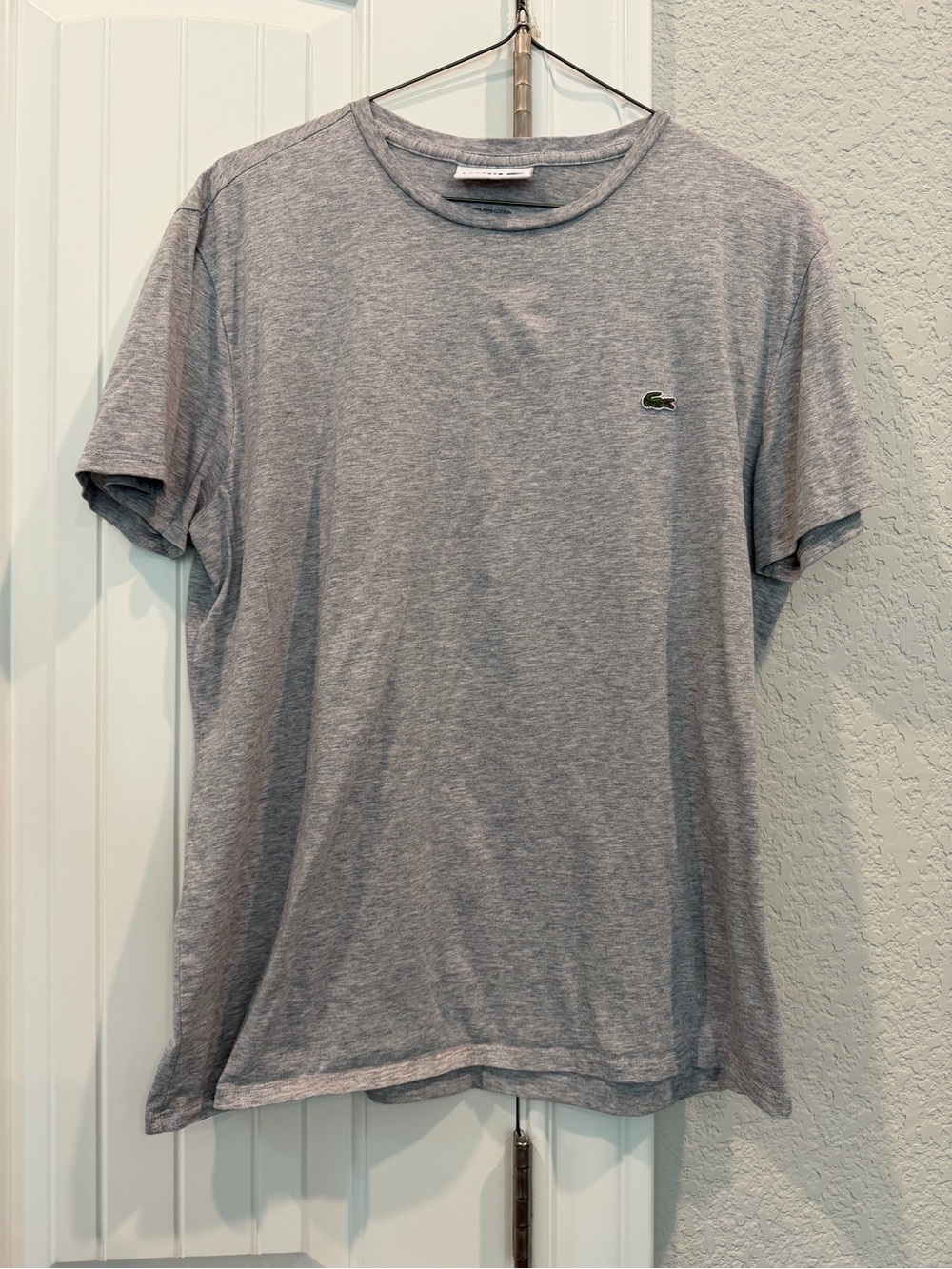 Lacoste Women’s Gray Crew Neck Tee